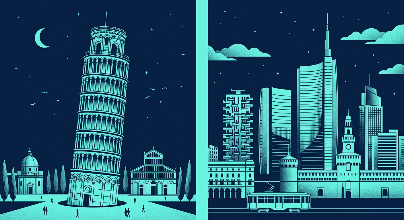 Le sedi Financial Lab: Pisa e Milano